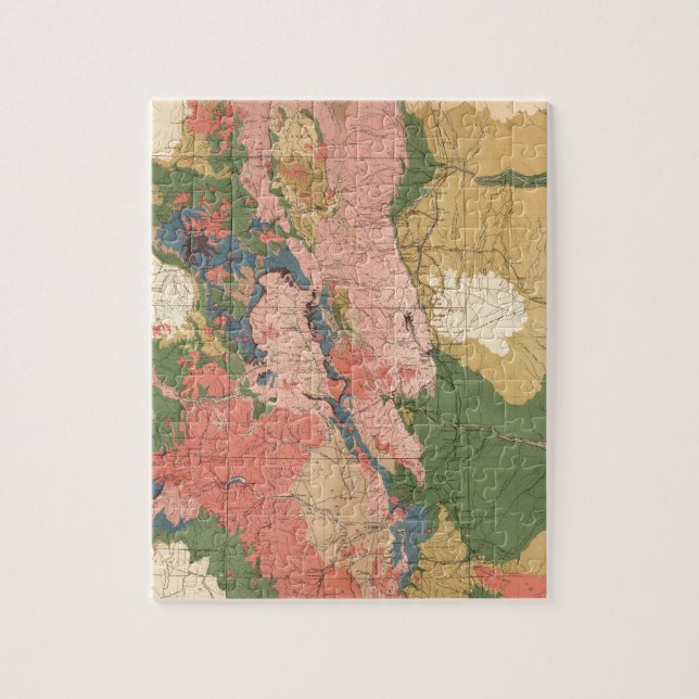 Colorado Geological Map Jigsaw Puzzle (Vertical)