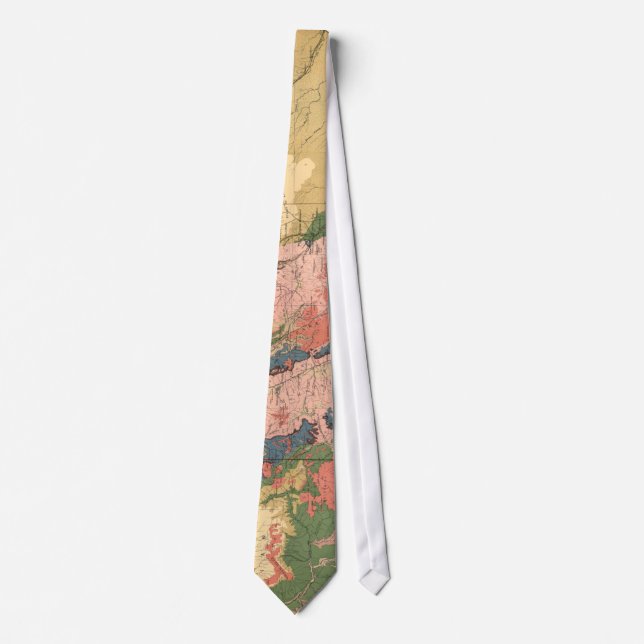 Colorado Geological Map Tie (Front)