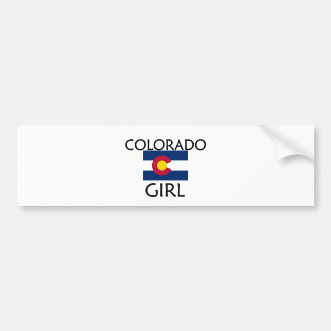 COLORADO GIRL BUMPER STICKER (Front)
