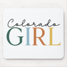 “Colorado Girl” Colourful Typography