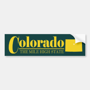 Colorado Gold Bumper Sticker