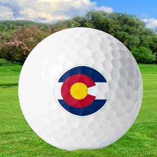 Colorado Golf Balls, state Flag / Patriots Golf Balls