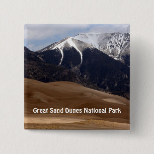 Colorado Great Sand Dunes National Park Souvenir 15 Cm Square Badge