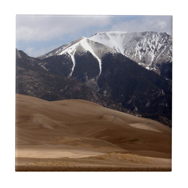 Colorado Great Sand Dunes National Park Souvenir Tile (Front)