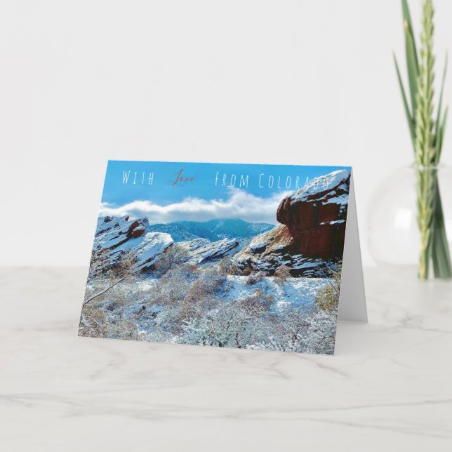 Colorado Greeting Card (Front)