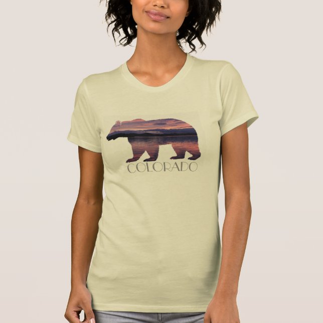 Colorado Grizzly Bear | Sunset | Women's Shirt (Front)