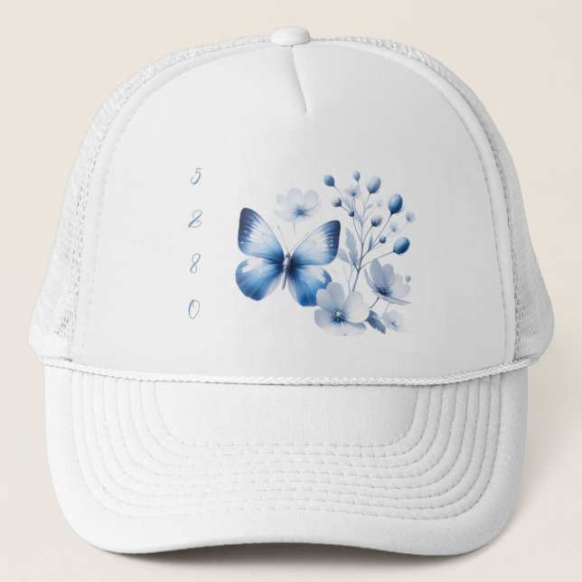 Colorado Hat 5280 Hat Butterfly Hat Floral Hat (Front)