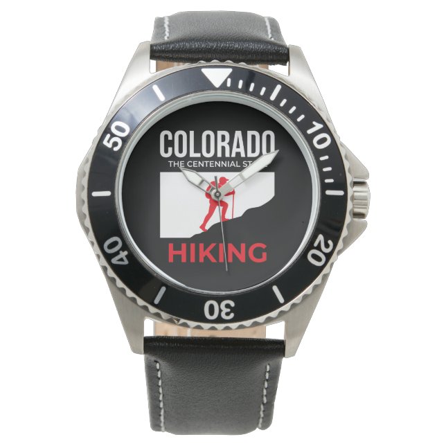 Colorado Hiking – The Centennial State USA Watch (Front)