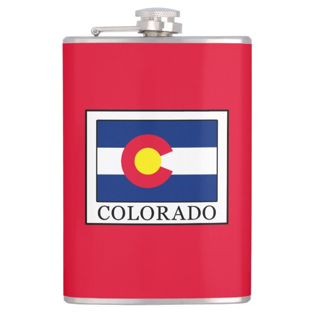 Colorado Hip Flask (Front)
