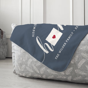 Colorado Home State Personalised Sherpa Blanket