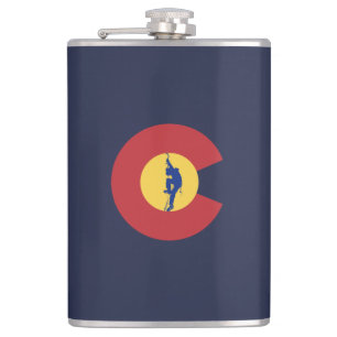 Colorado Ice Climbing Hip Flask