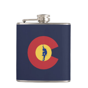 Colorado Ice Climbing Hip Flask