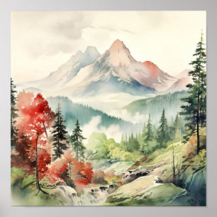 Colorado Landscape Art Poster