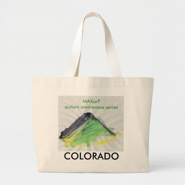 Colorado large tote bag by MAXarT (Front)