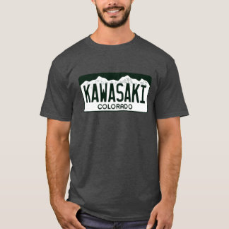 Colorado License Plate: Kawasaki T-Shirt