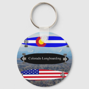 Colorado Longboarding Key Ring