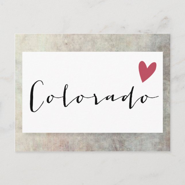 Colorado Love Postcard (Front)