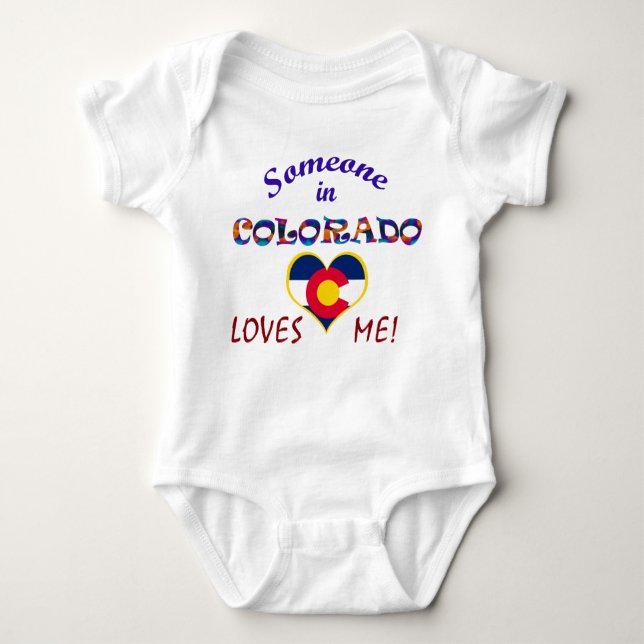 Colorado Loves Me Baby Bodysuit (Front)