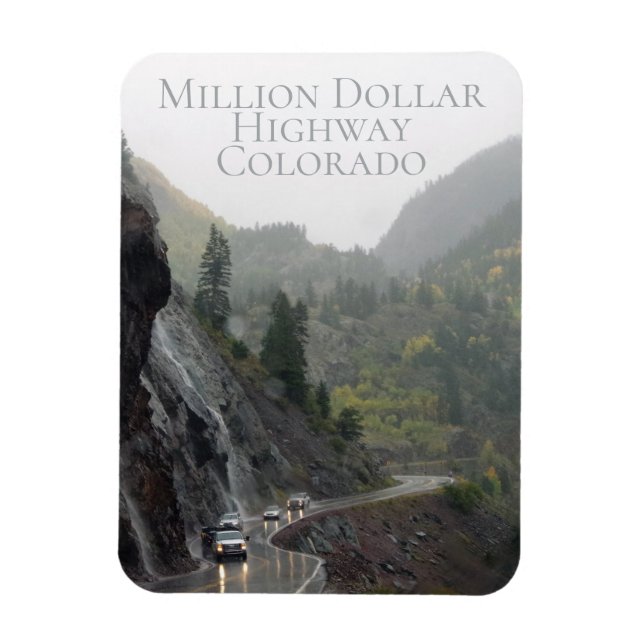 Colorado Million Dollar Highway Magnet (Vertical)