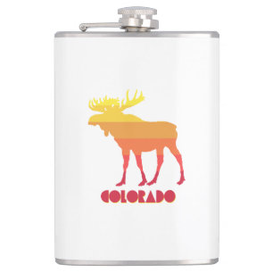 Colorado Moose Hip Flask