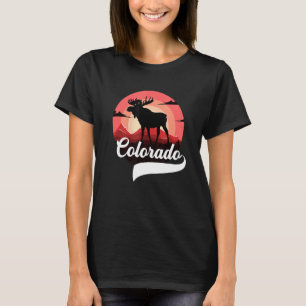 Colorado Moose State Forest Denver Aspen Boulder M T-Shirt