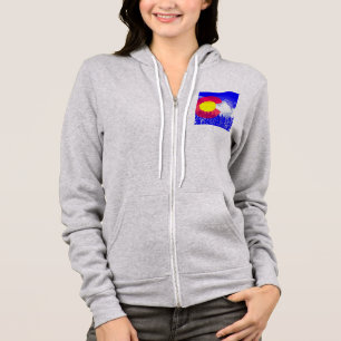 Colorado Mountain Flag Hoodie