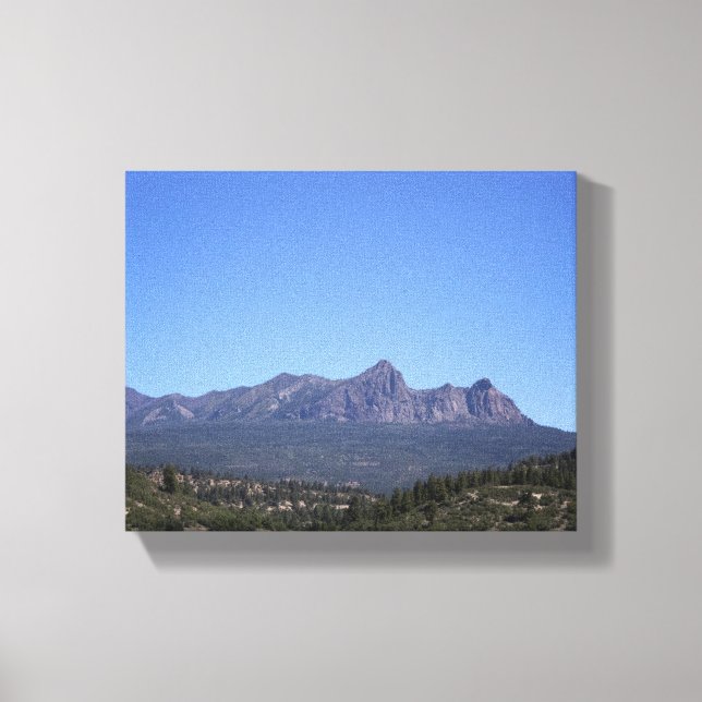 Colorado Mountain Landscape Colour 8x10 Canvas Print (Front)