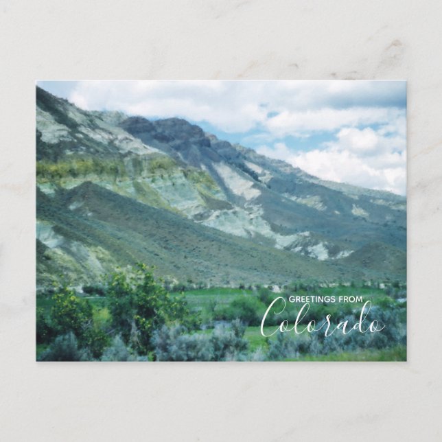 Colorado Mountain Landscape Postcard (Front)