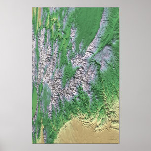 Colorado Mountain Ranges Poster