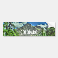 Colorado mountain scenery bumpersticker