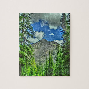 Colorado mountain scenic tree puzzle