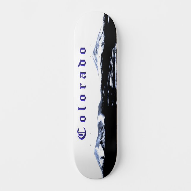 Colorado Mountain Skateboard Deck (Front)