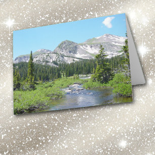 Colorado Mountain Stream Beauty Greeting Card