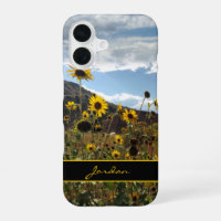Colorado Mountain Sunflowers Photograph with Name