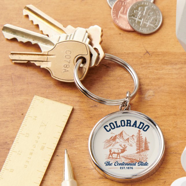 Colorado Mountain | The Centennial State Souvenir Key Ring (Creator Uploaded)