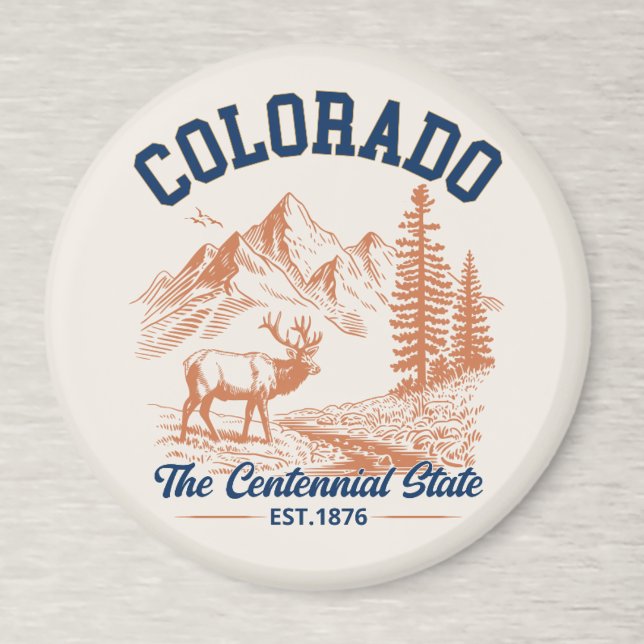 Colorado Mountain | The Centennial State Souvenir Magnet (Creator Uploaded)