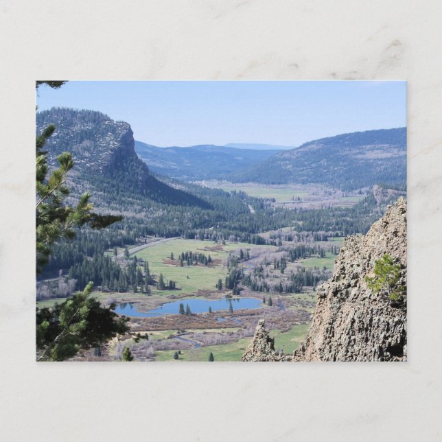 Colorado Mountain Valley Postcard (Front)