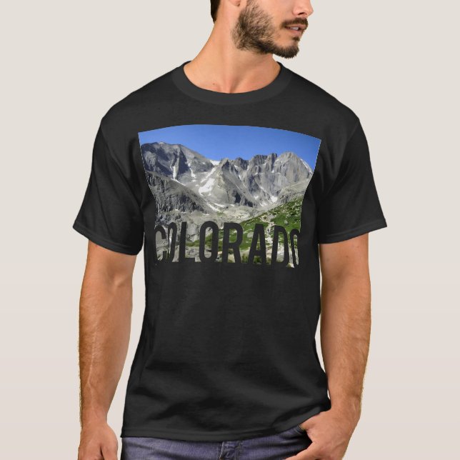 Colorado Mountains Baseball  Sleeve T-Shirt (Front)