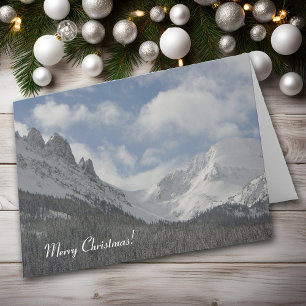 Colorado Mountains Christmas Card