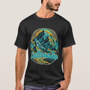 Colorado Mountains Classic Graphic Colorado T-Shirt