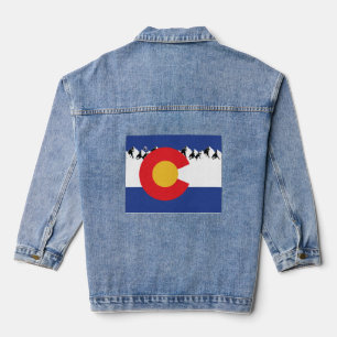 Colorado Mountains Denim Jacket