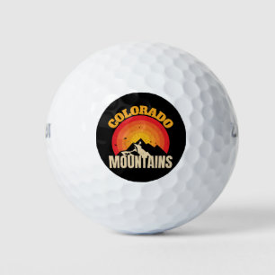 Colorado Mountains Golf Balls