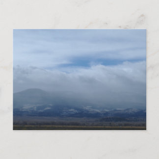 Colorado Mountains In The Clouds Postcard