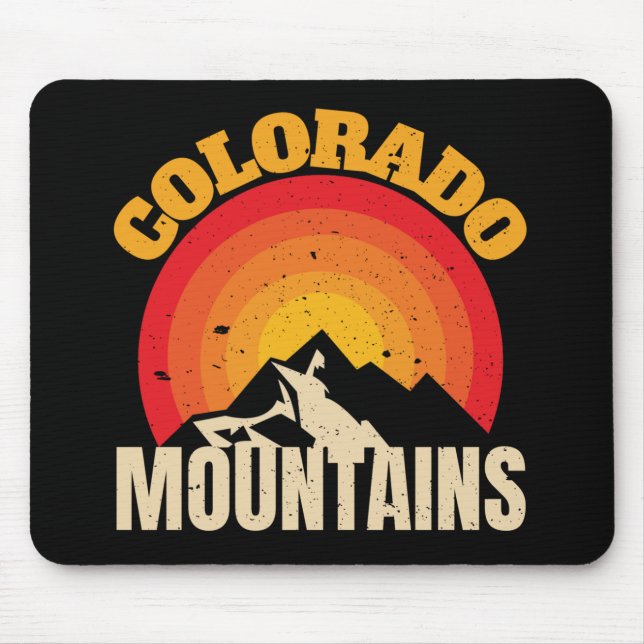 Colorado Mountains Mouse Pad (Front)