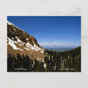 Colorado mountains postcard