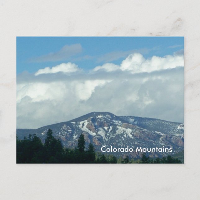 Colorado Mountains Postcard (Front)