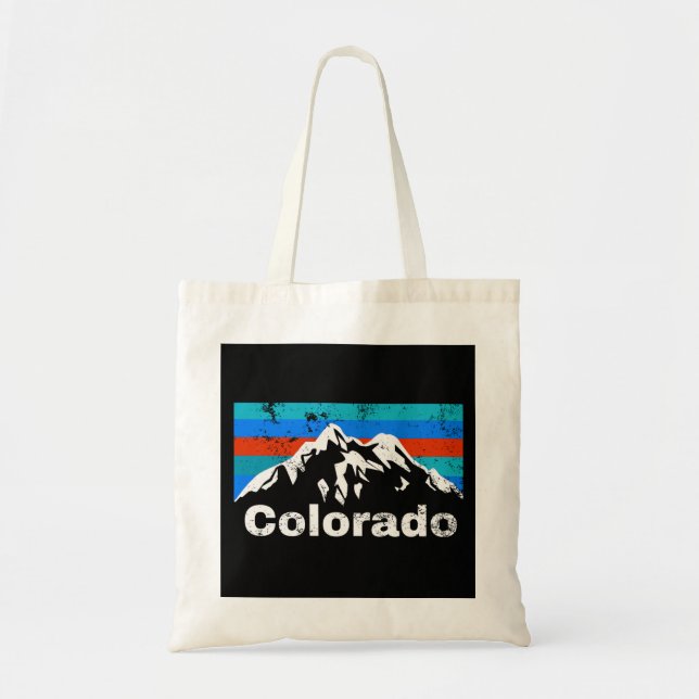 Colorado Mountains Tote Bag (Front)