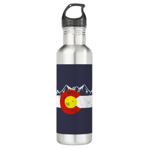 Colorado Mountains Vintage 710 Ml Water Bottle