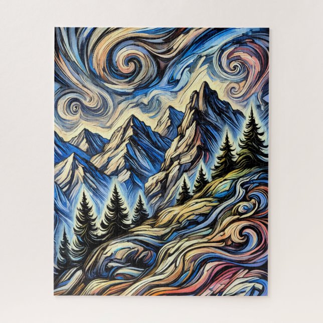 Colorado Mountainside 500 Piece Puzzle (Vertical)