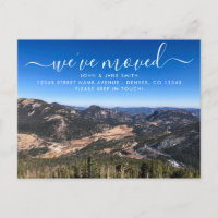 Colorado Moving Announcement Postcard